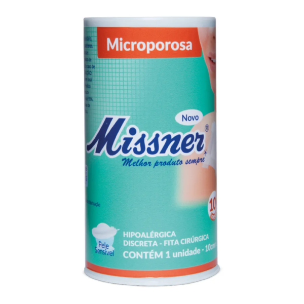 FITA MICROPOROSA BRANCA 10cm X 10m - MISSNER