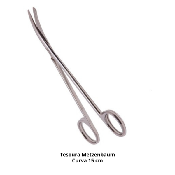TESOURA METZEMBAUM CURVA - 15CM