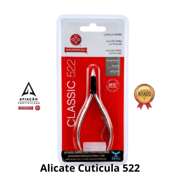 Alicate de Cutícula 522-C Classic Mundial